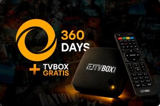 Package for 360 days + Smart TVBOX FREE